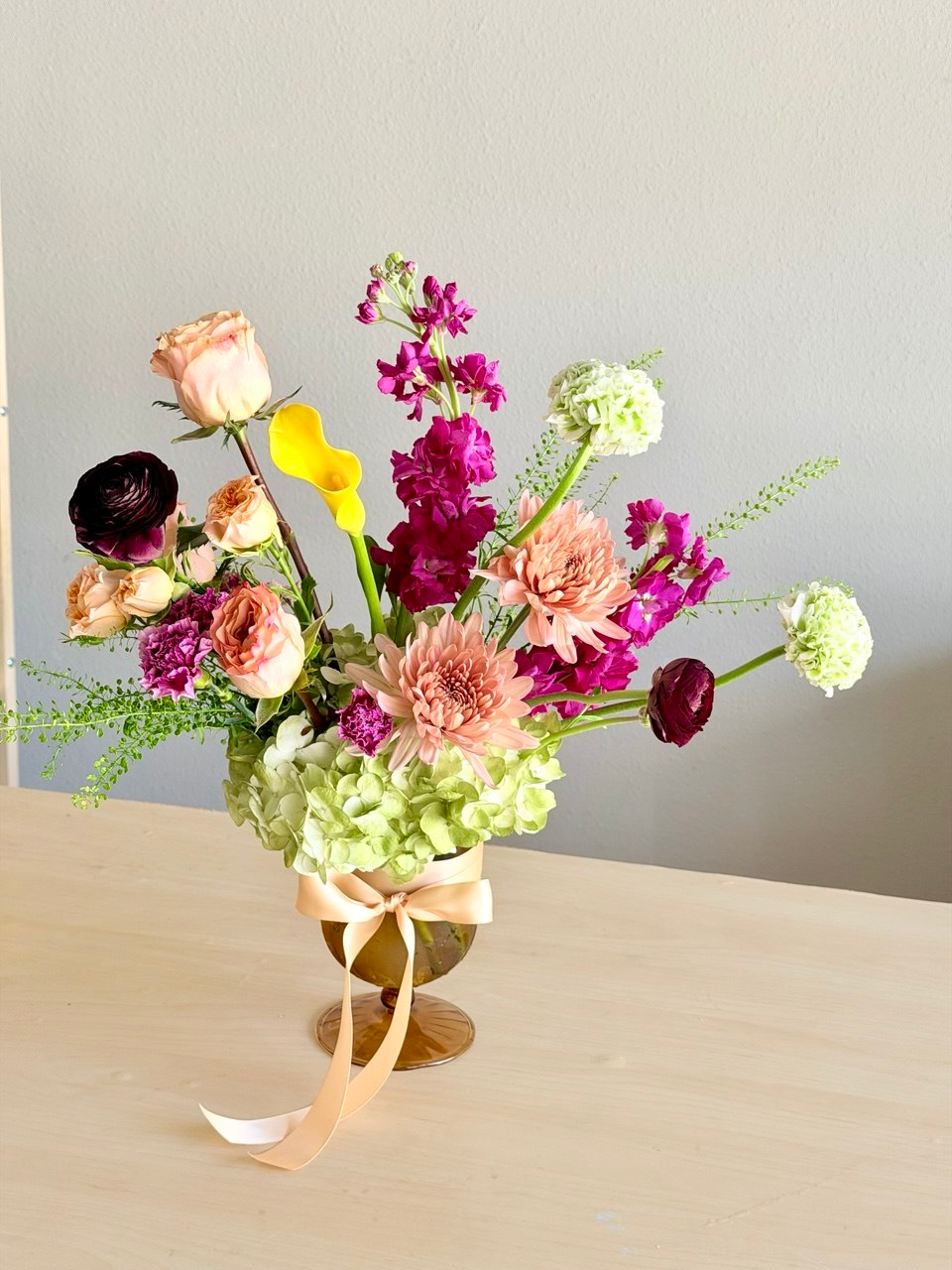 Small fall floral arrangement