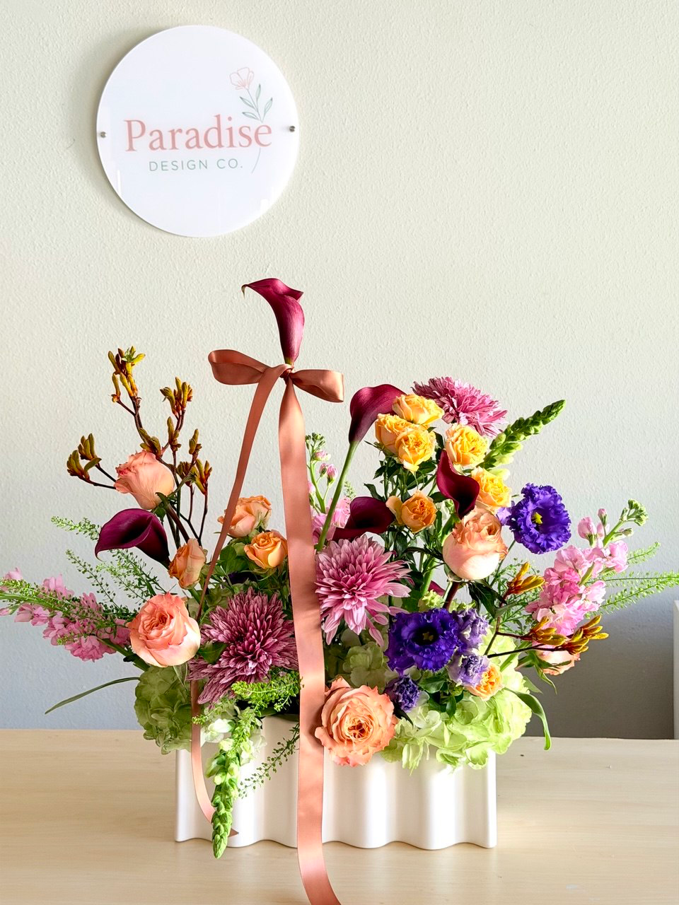 Modern Fall Floral Arrangement