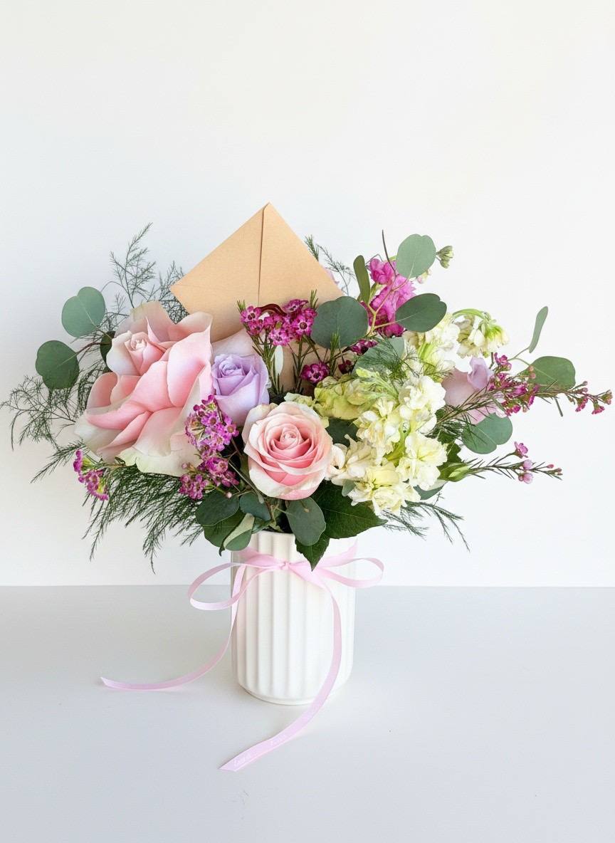 Vase “Morning in her garden”