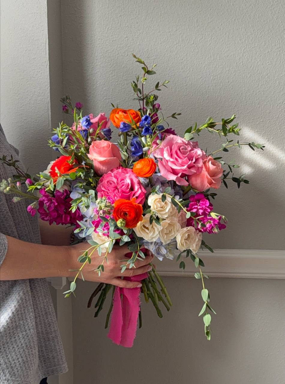 Colorful Garden Bridal Bouquet