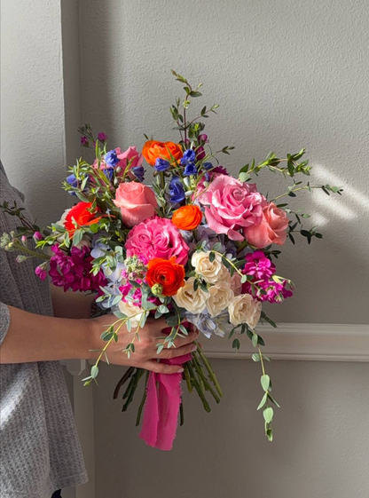 Colorful Garden Bridal Bouquet