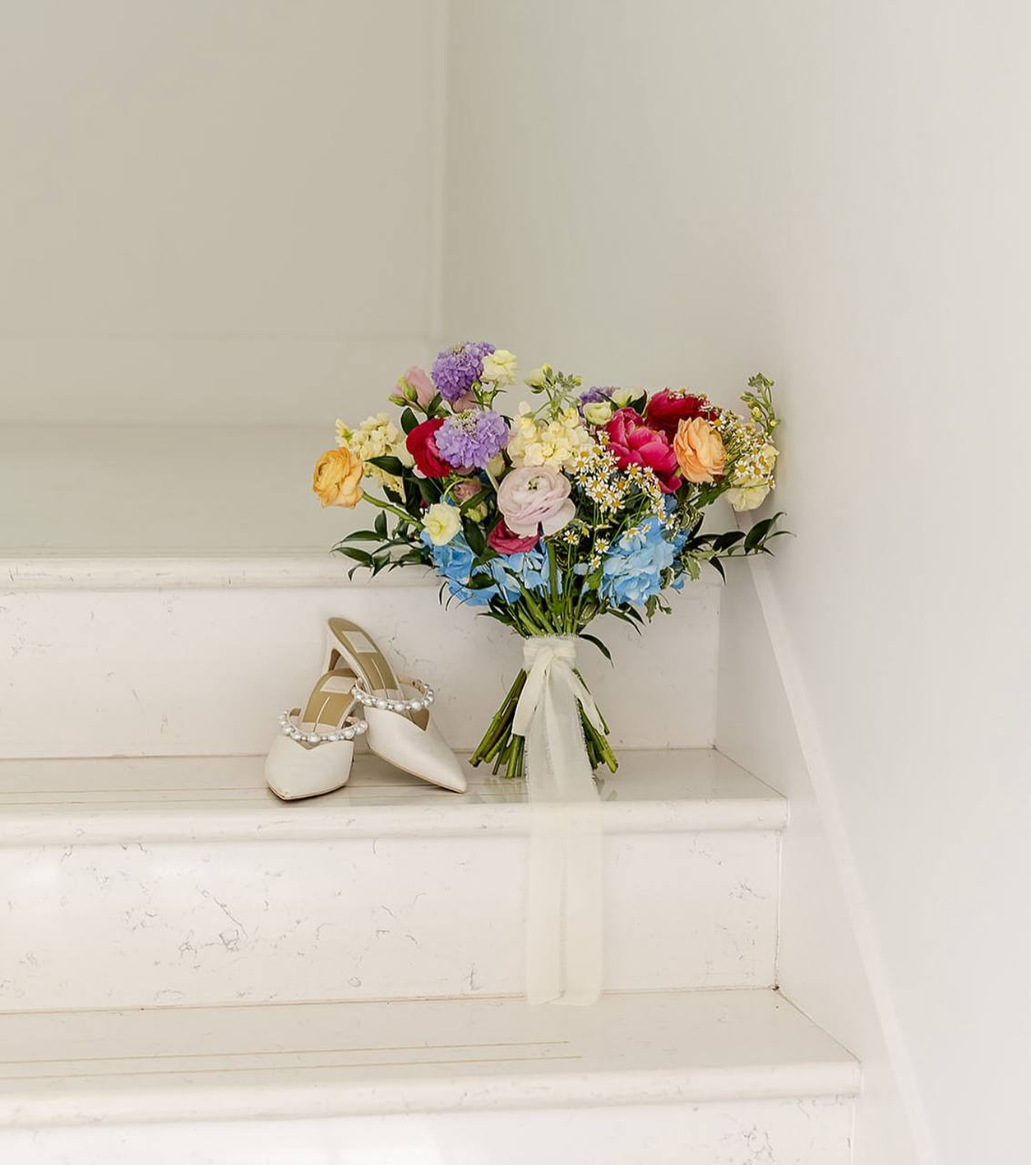 Colorful Garden Bridal Bouquet