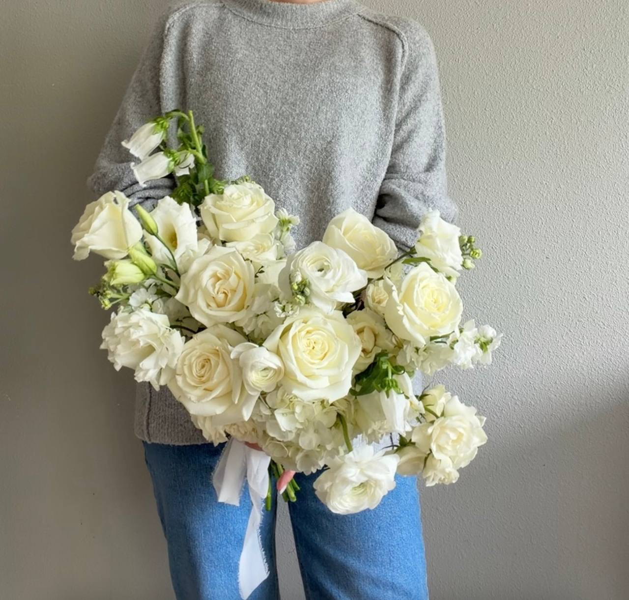 White Garden Bridal Bouquet