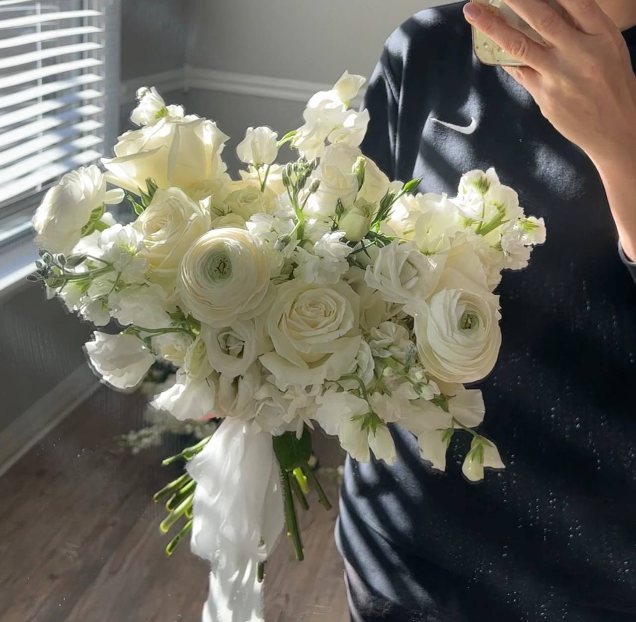 White Garden Bridal Bouquet