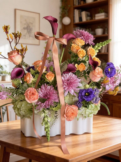 Modern Fall Floral Arrangement