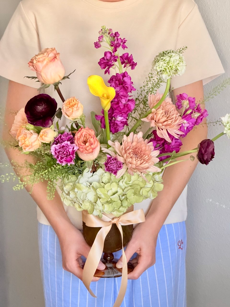 Small fall floral arrangement
