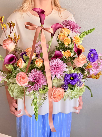 Modern Fall Floral Arrangement