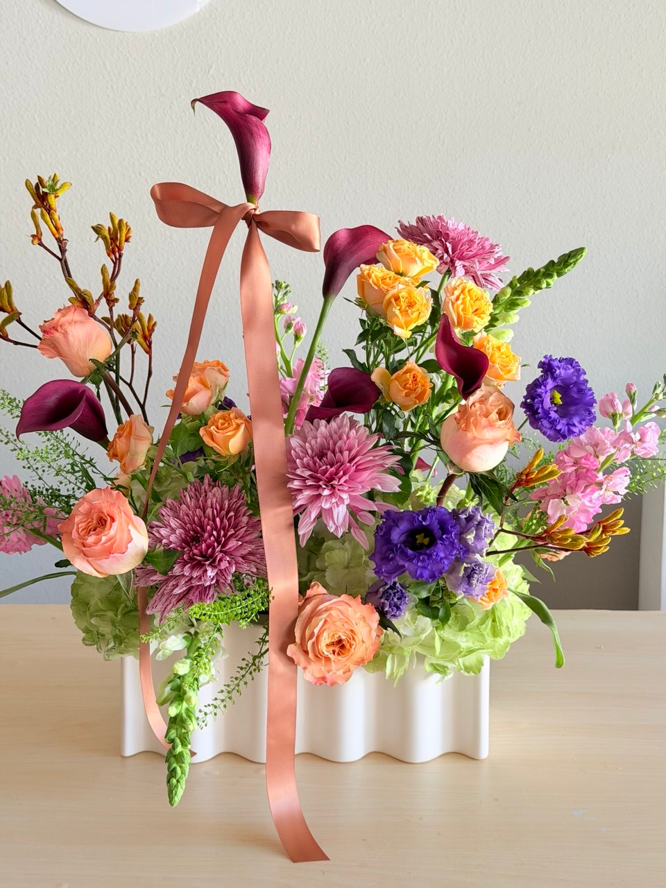Modern Fall Floral Arrangement