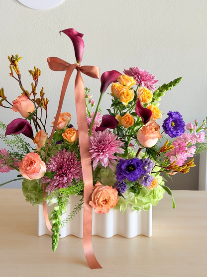 Modern Fall Floral Arrangement