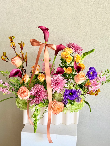 Modern Fall Floral Arrangement