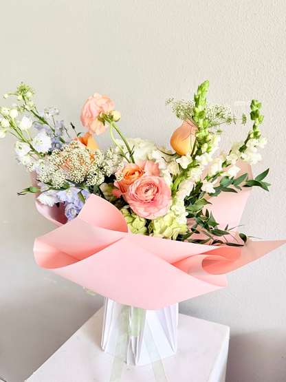 Peach Blossom Garden Bouquet