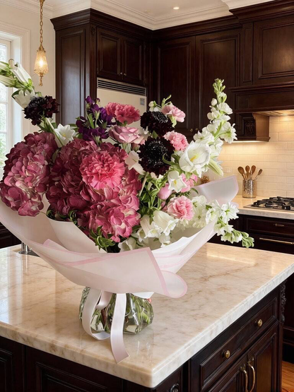 Berry Garden Hand-Wrapped Bouquet